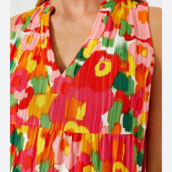 Pomander Place Tuckernuck Mini Dress Magnolia Watercolor Kenzo Mini Dress Small - Picture 6 of 13